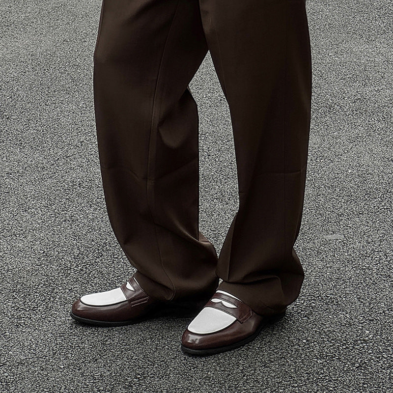 Slip-On Leather Shoes