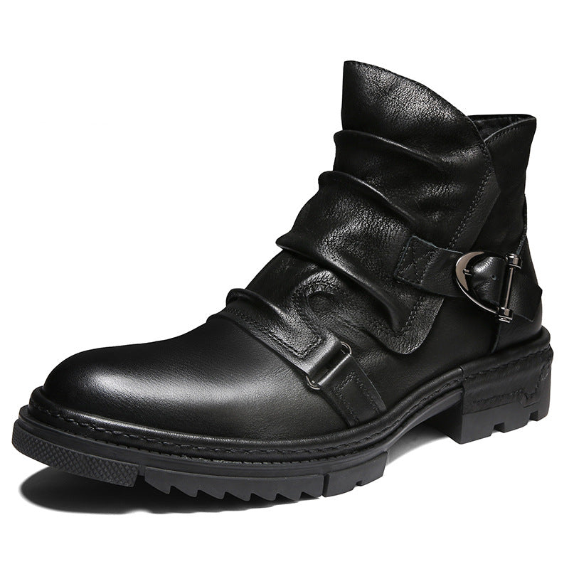 Retro Leather Boots