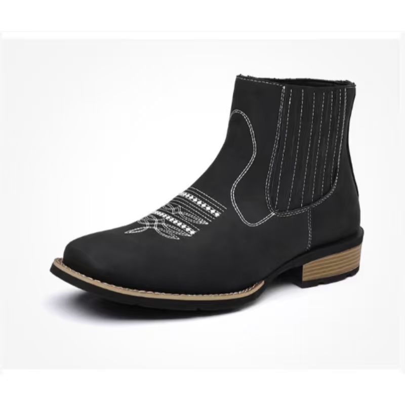 Embroidered Martin Boots